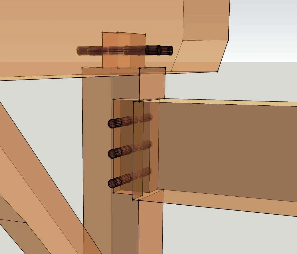 Mortise-and-Tenon Detail - photo 1 by Hearthstone Design Build