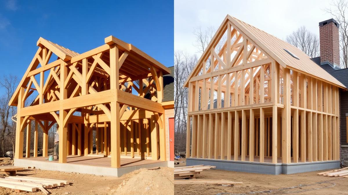 Timber Frame vs. Conventional Framing: What Every Virginia Estate Builder Needs to Know